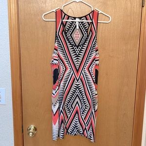 Seafolly summer beach dress, size large. Fun print!